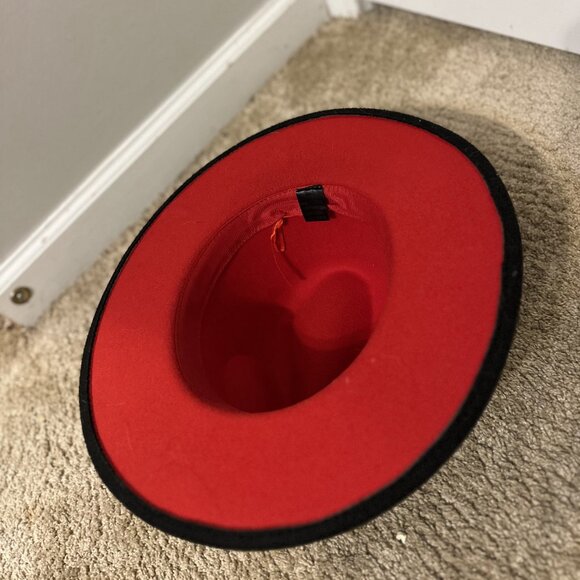 2 Pack Mens Womens Fedora Hat Classic Wide Brim - Picture 5 of 6